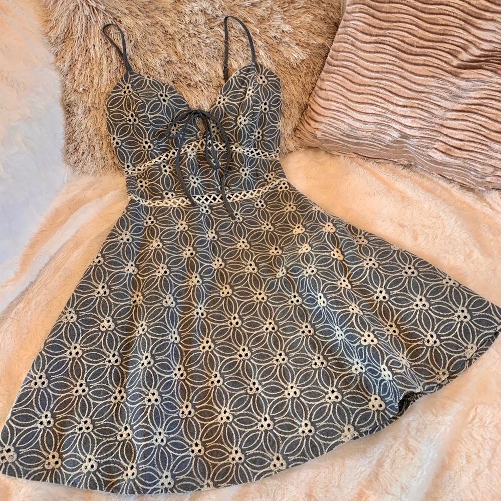 J.O.A. LA. Fit and flare, flirty dress.